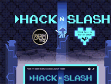 Tablet Screenshot of hacknslashthegame.com